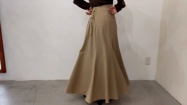 原油相場Acka original skirt ロングスカート