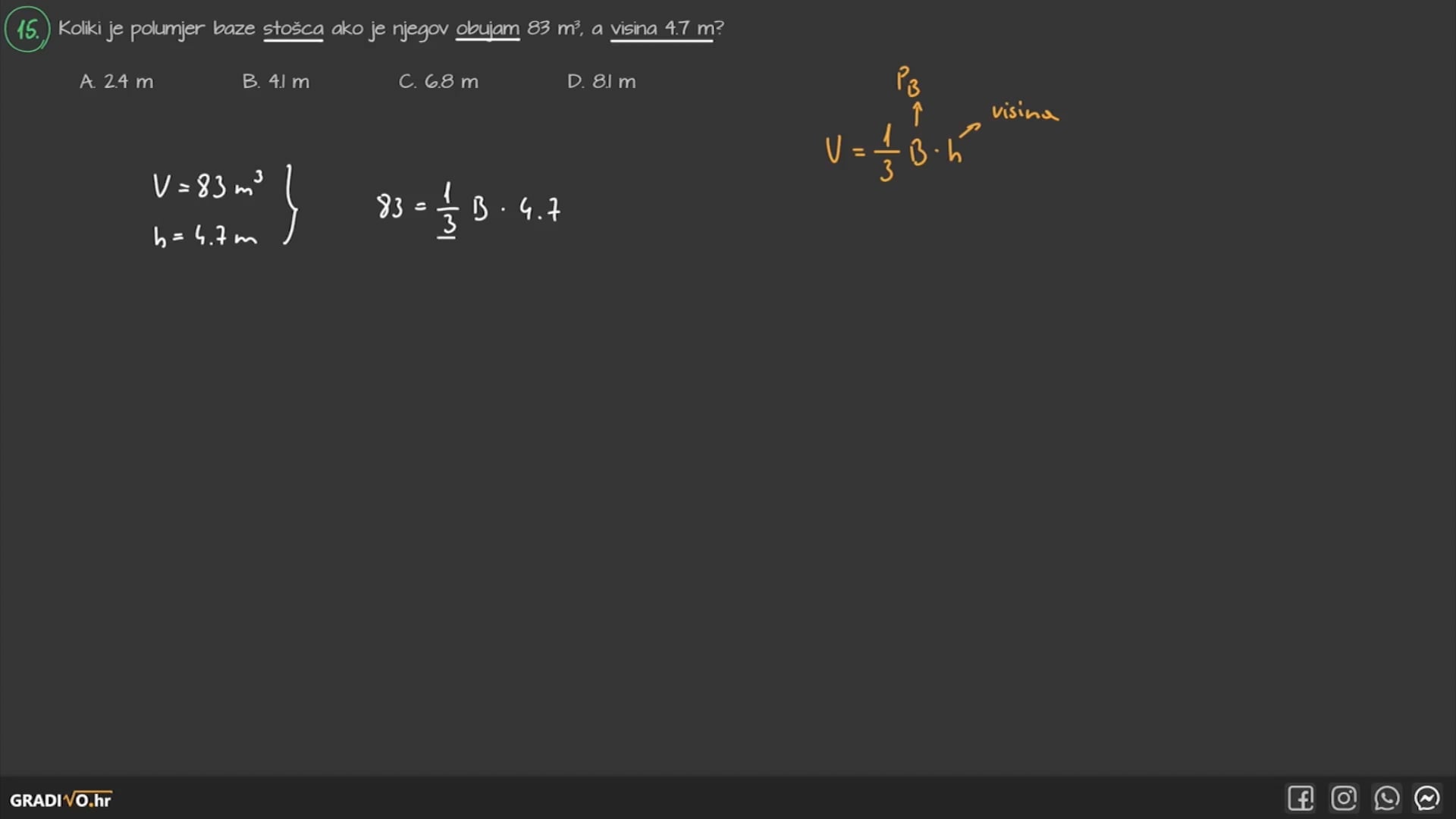 Matematika B - 2019. jesen, 15.