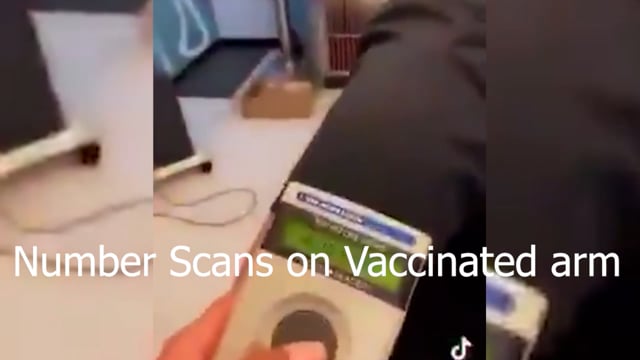 Number of the Beast in the Arm - 666 on Vaccinated Arm