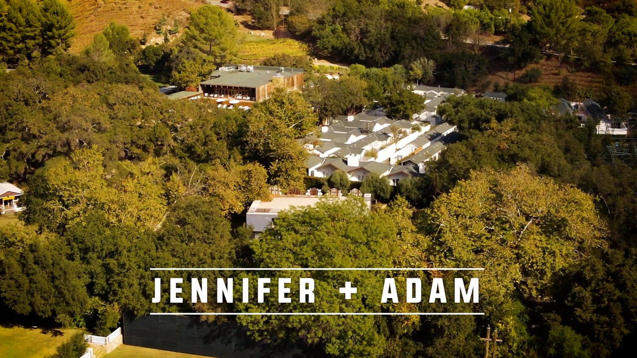 Jennifer + Adam at Calamigos Guest Ranch in Malibu Wedding Video