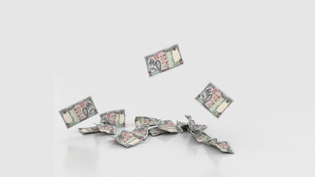 money falling animation for powerpoint