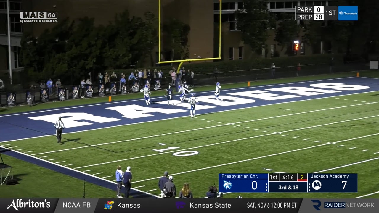 Varsity Football vs Presbyterian Chr. - 11-5-21