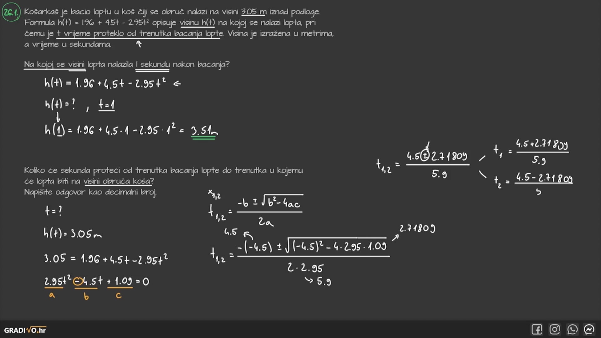 Matematika B - 2018. jesen, 26.