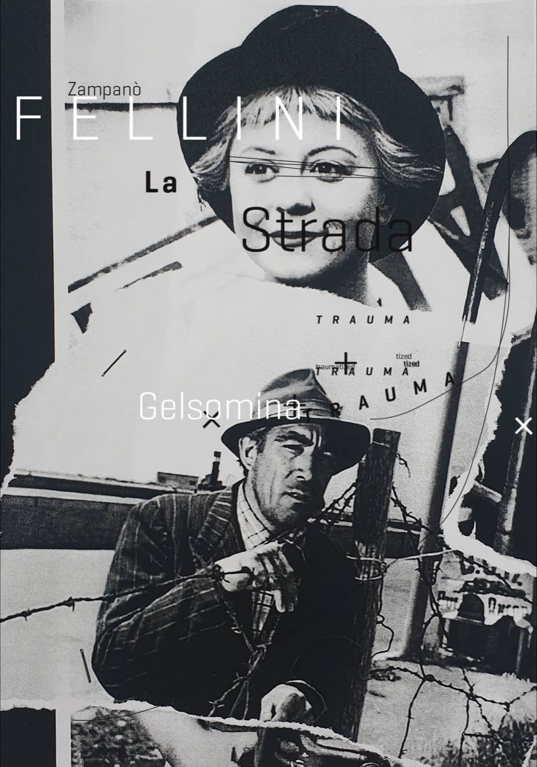 Fellini: La Strada animated poster