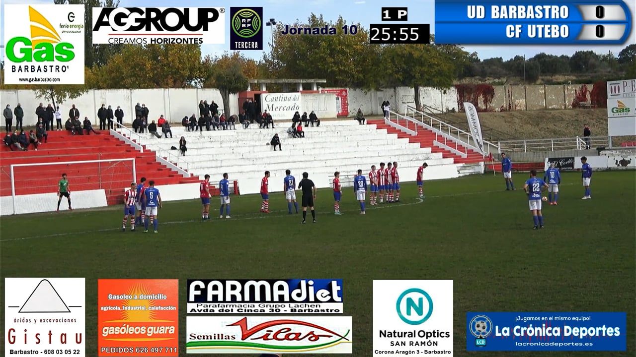 (RESUMEN) UD Barbastro 0-0 CF Utebo / Jornada 10 / 3ª División