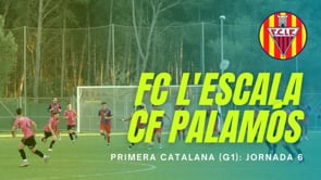 Resum FC l'Escala 0 - 1 CF Palamós