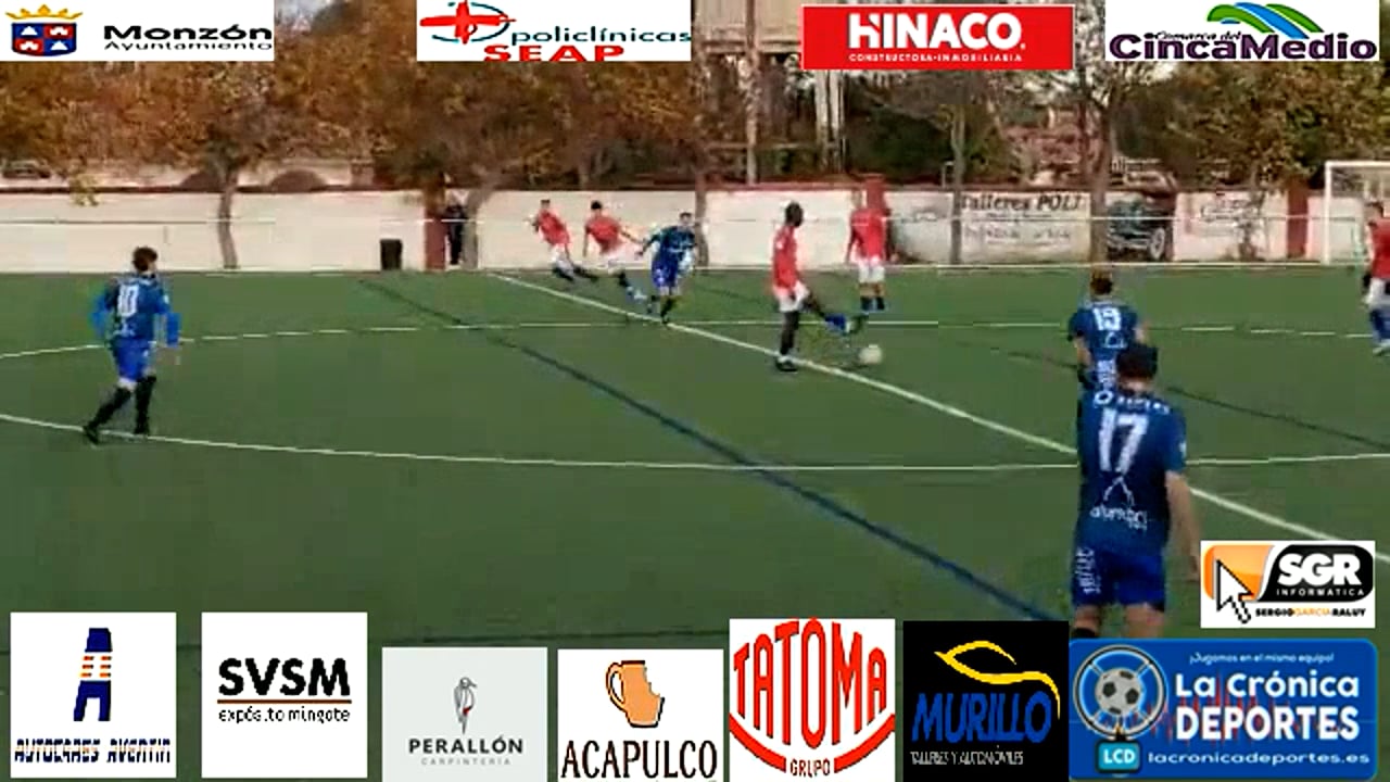 (RESUMEN y GOLES) CD Cariñena 2-2 AT Monzón / Jornada 10 /  3ª División