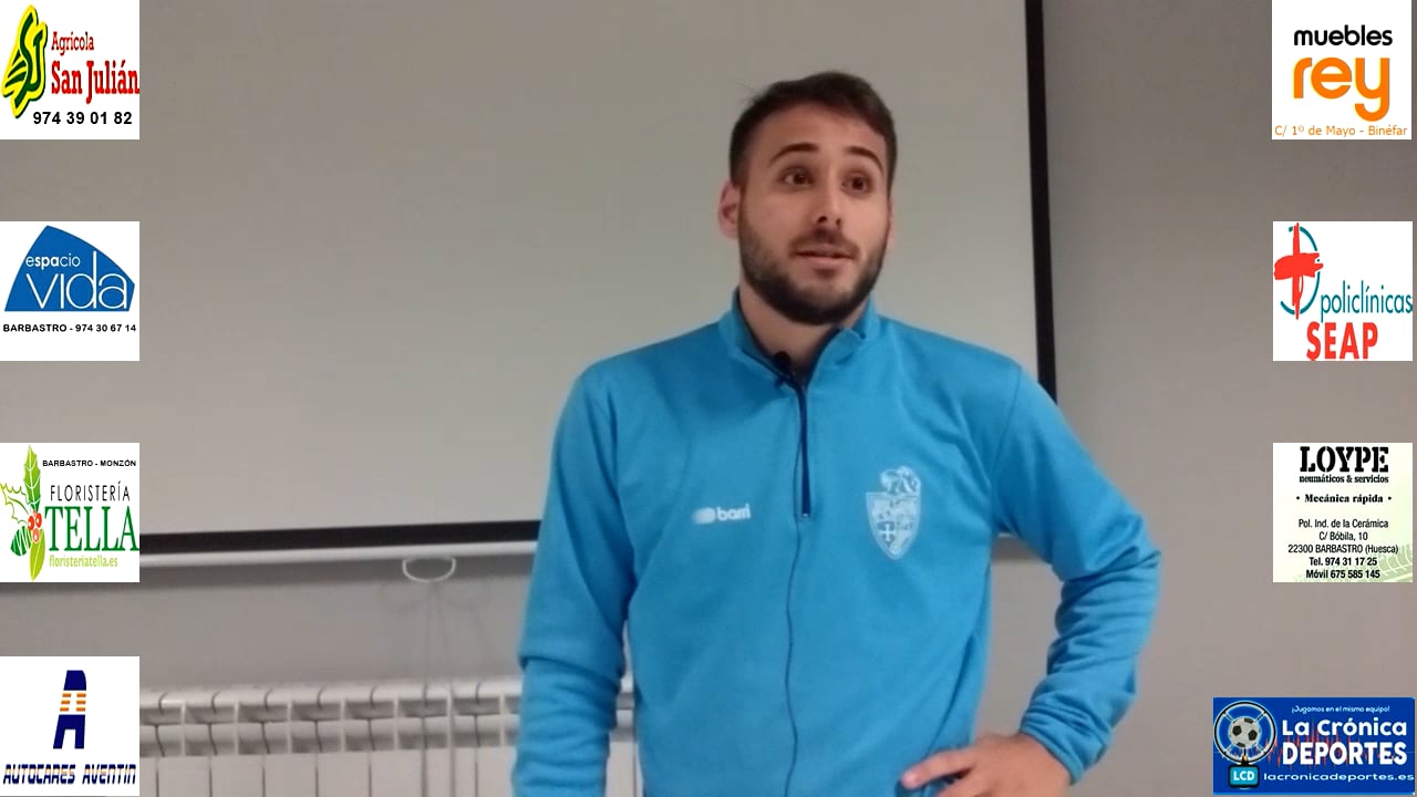 CESC GÓMEZ (Jugador CD Binéfar) CD Binéfar 2-1 Deportivo Aragón / Jornada 10 / 3ª División