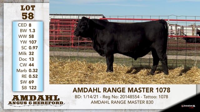 Lot #58 - AMDAHL RANGE MASTER 1078