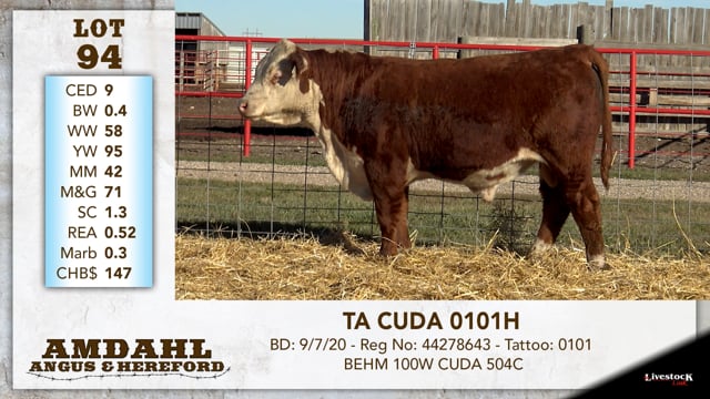 Lot #94 - TA CUDA 0101H