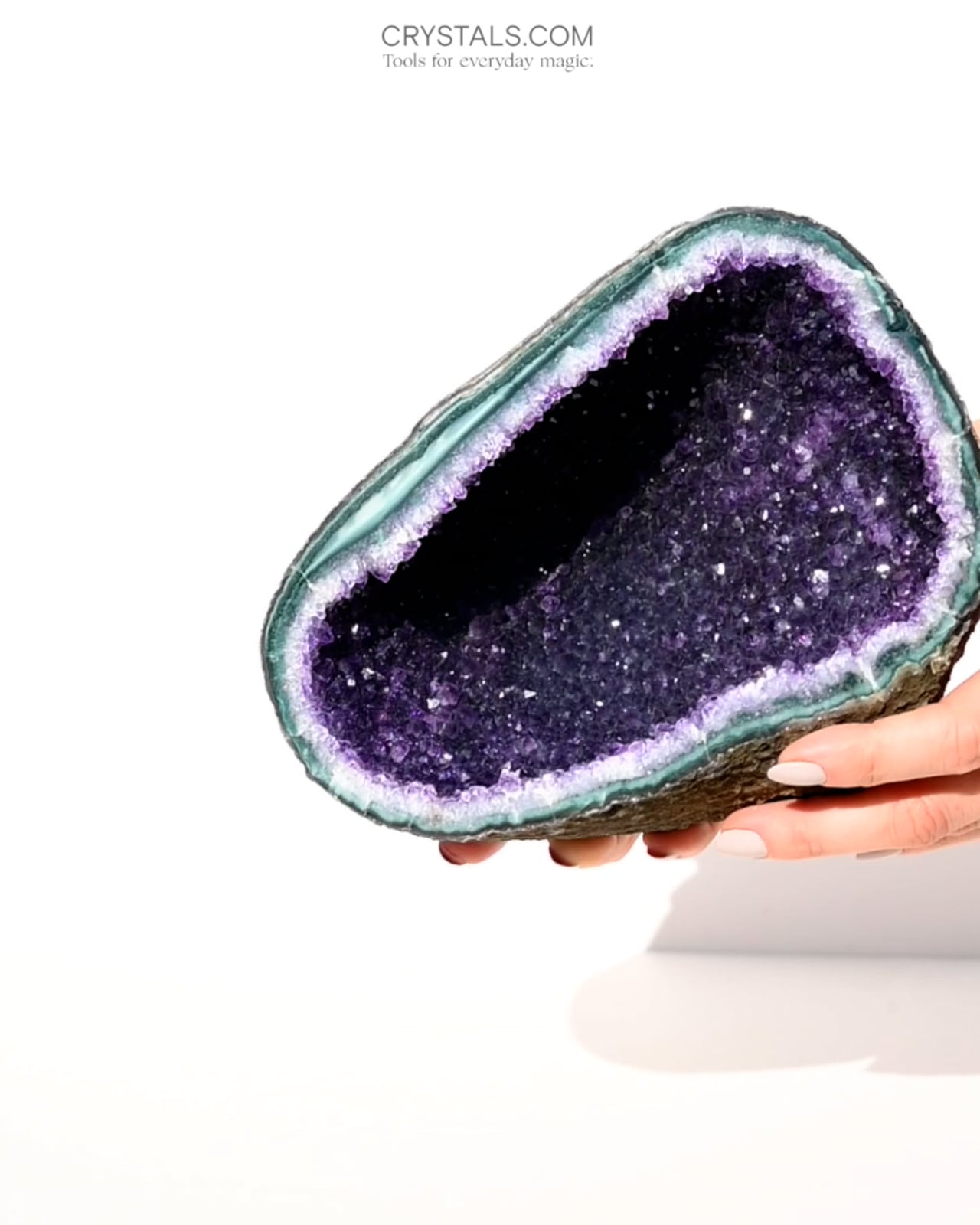 Large amethyst crystal specimen — collector grade purple amethyst