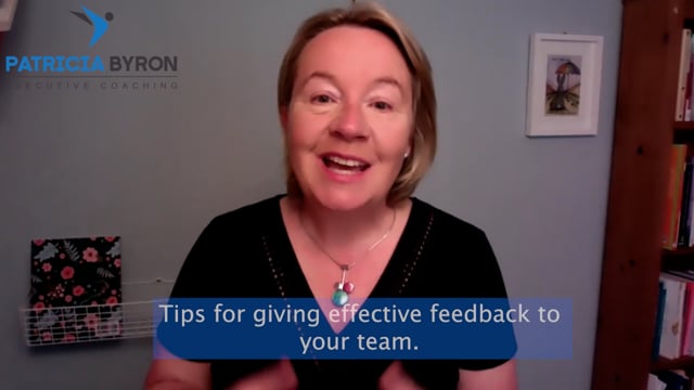 Tips For Giving Effective Feedback To Your Team