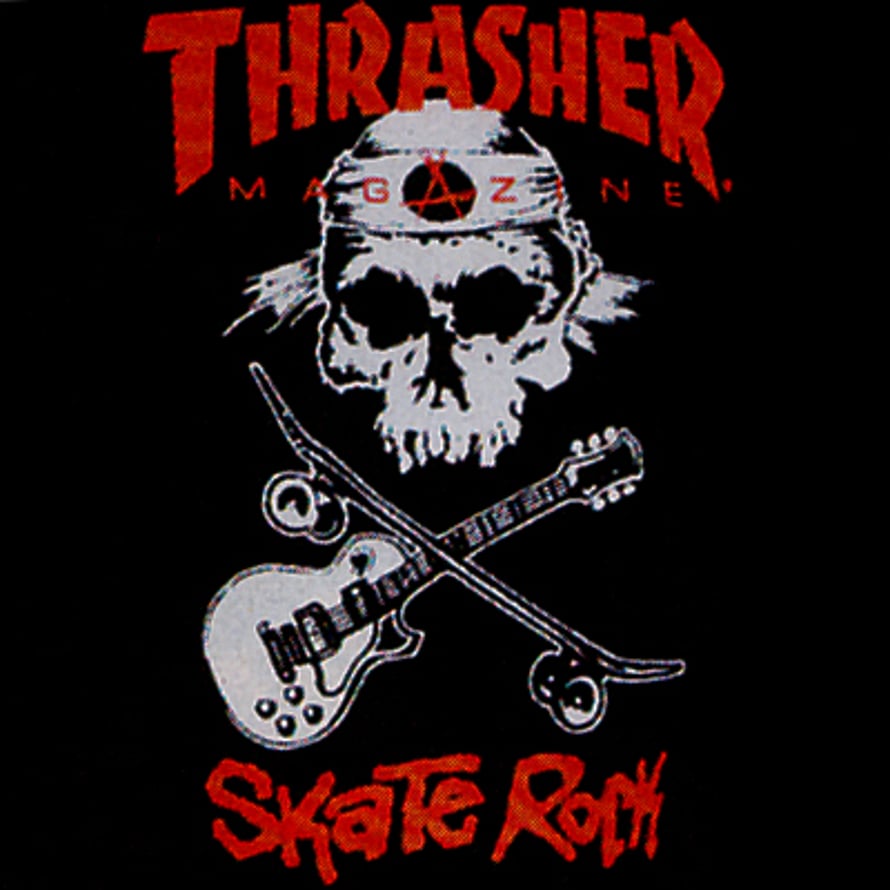 スポーツ・フィットネス THRASHER SKATE ROCK KILLING TIME Thrasher Skate Rock Skull Tee SM Black | Amazon.com
