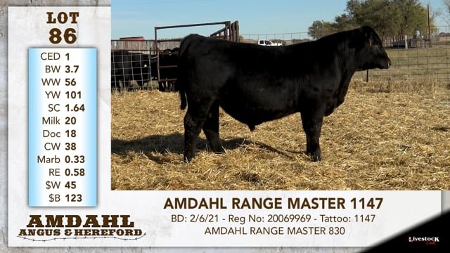 Lot #86 - AMDAHL RANGE MASTER 1147
