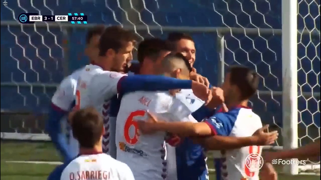 (LOS GOLES DEL EBRO) CD Ebro 4-1 FC Cerdanyola / J 10 / 2ª RFEF - Gr 3 / Fuente Twitter CD Ebro