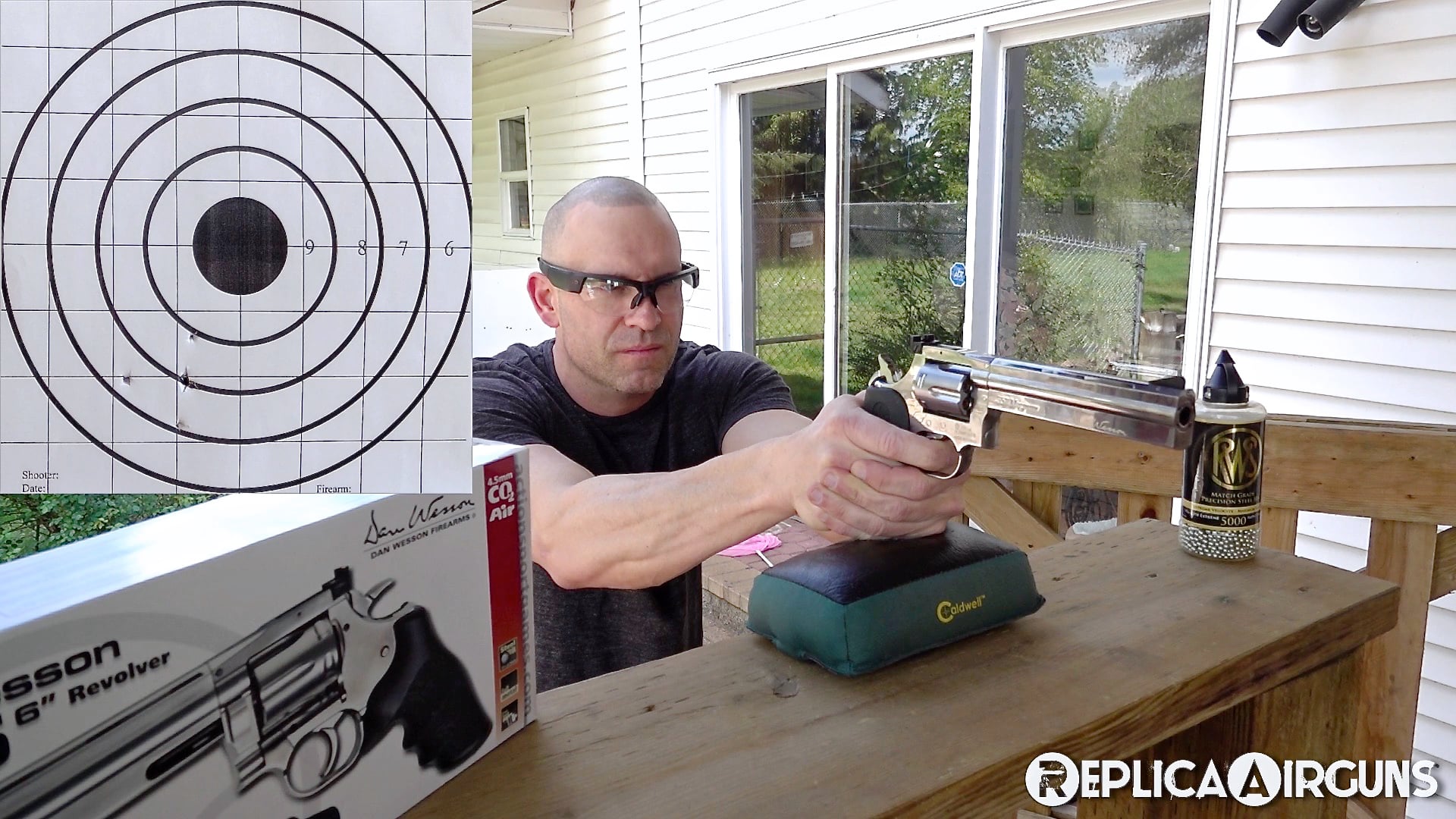 ASG Dan Wesson 715 6 Inch Silver CO2 BB Revolver Field Test Review