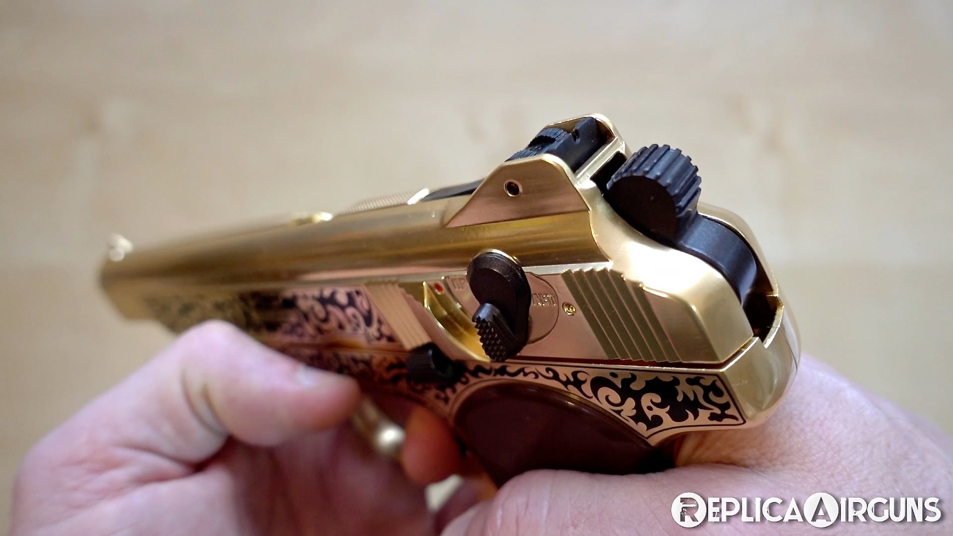 Gletcher GOLD APS Stechkin CO2 Blowback BB Pistol