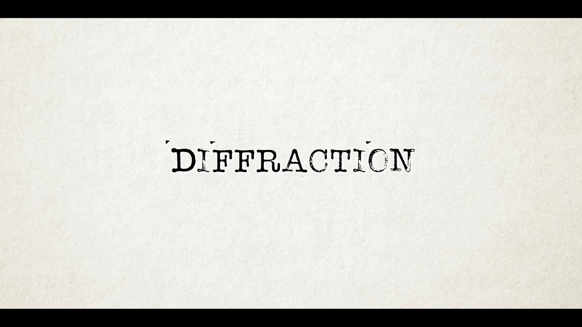 Diffraction (court-métrage) - Sébastien Perret