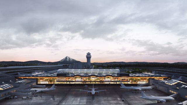 are dogs allowed at pdx to meet arriving passengers