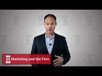 Lecture 1.1: Marketing and the Firm