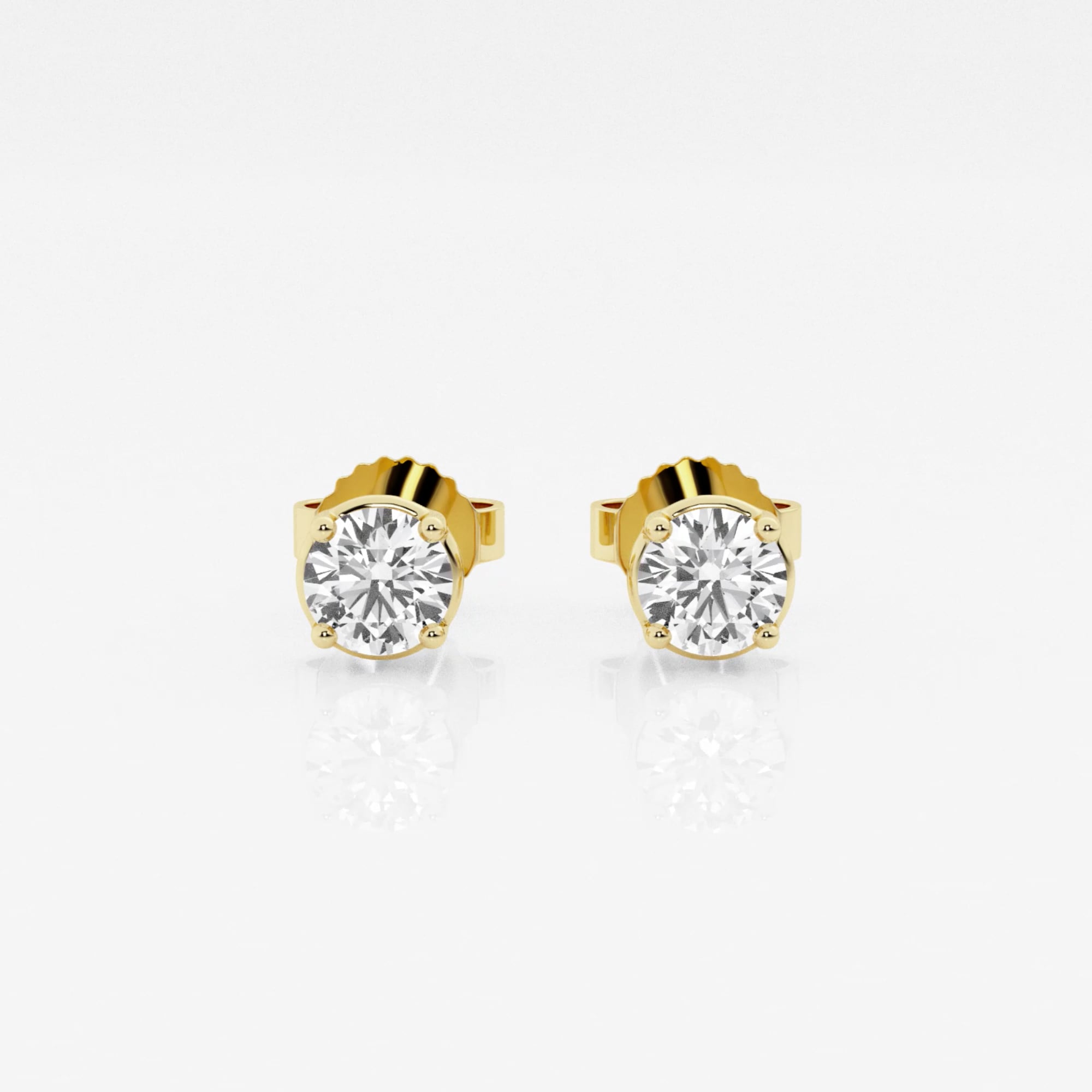 product video for 1/2 ctw Round Near-Colorless (F-G) Lab Grown Diamond Stud Earrings