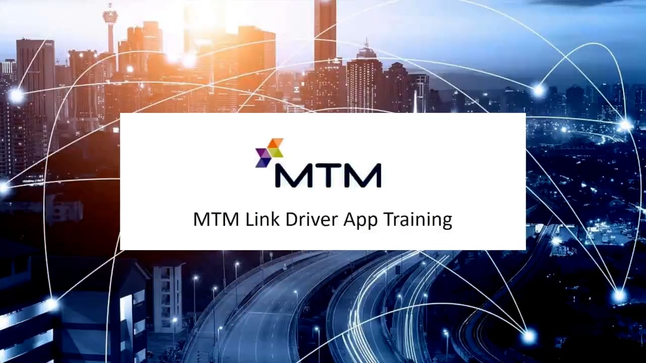 MTM Link Driver App Training Final.mp4 | Videos & Movies on Vimeo