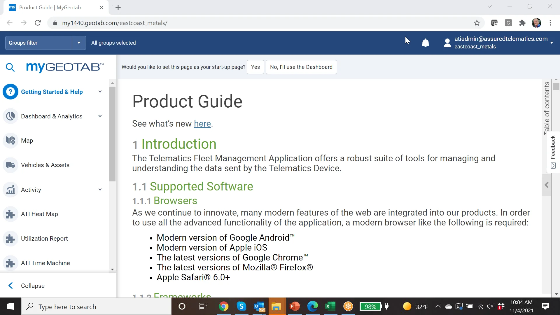 2021-11-04 10.04 Geotab Admin Training.g2m on Vimeo