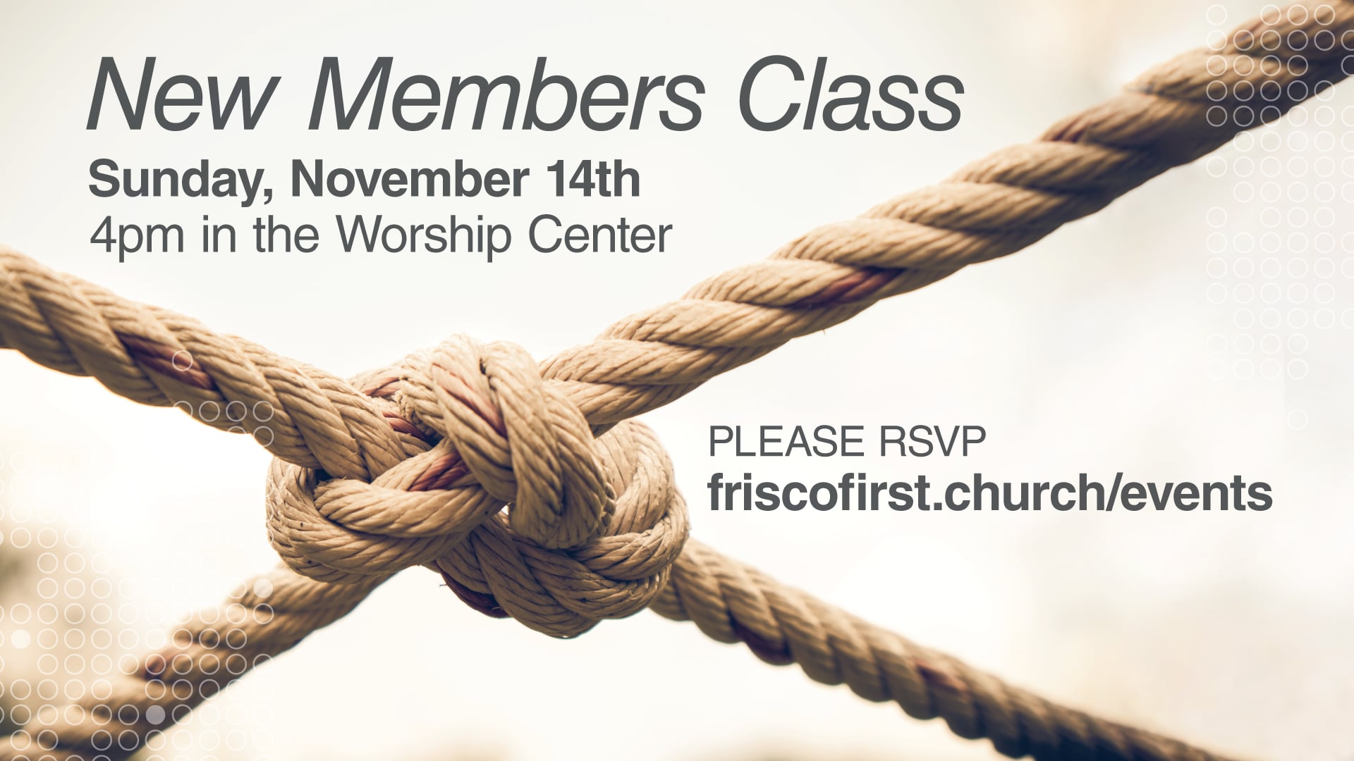 New Members Class on Vimeo