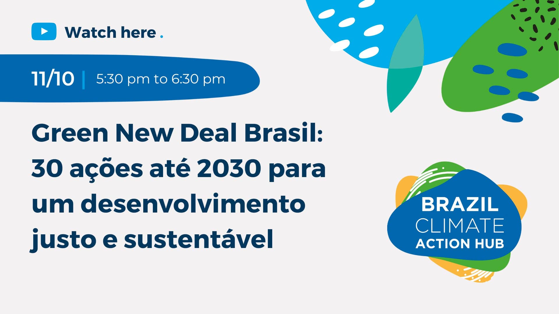 Green New Deal Brasil 30 ações até 2030 para um desenvolvimento justo