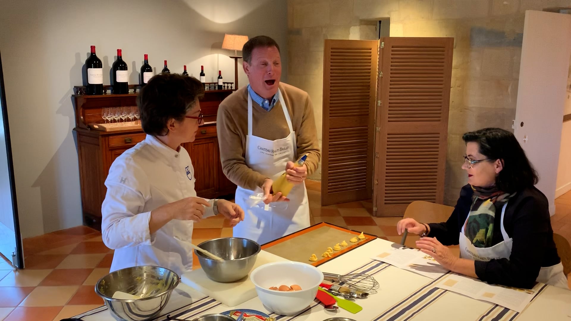 Cooking at Château Haut-Bailly with Anne Lamy