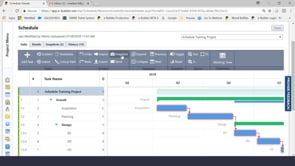 Toolbar Settings in the Scheduling Module