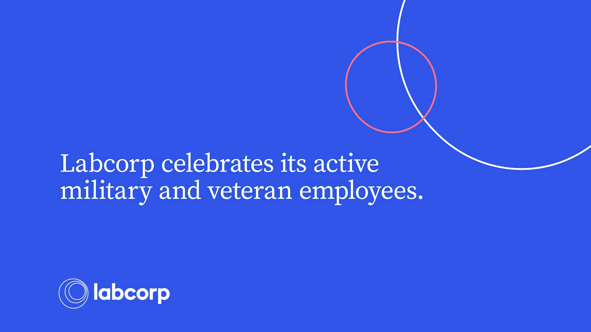 Labcorp Celebrates its Active Military and Veteran Employees on Vimeo