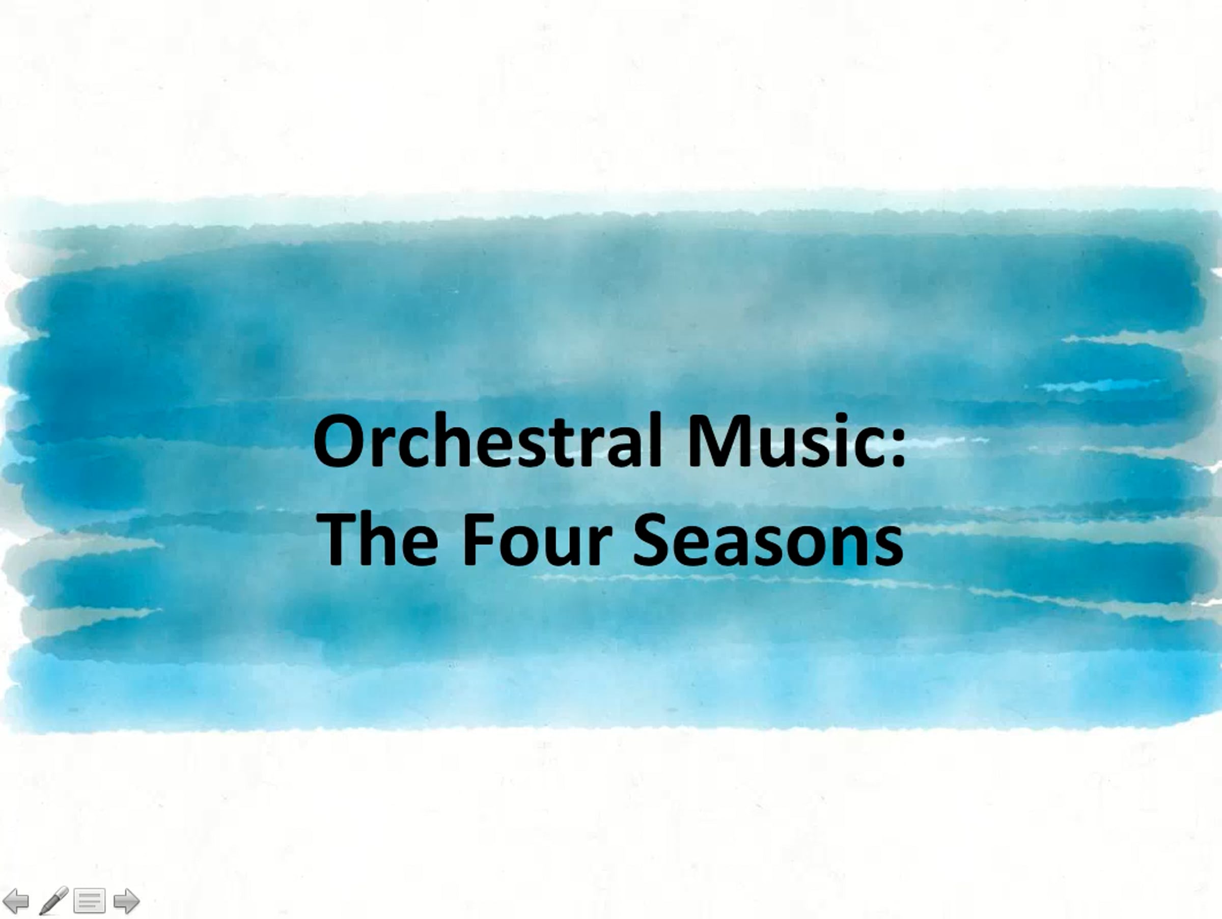 Vivaldi - The Four Seasons Listening Guide: Spring and Summer | Videos ...