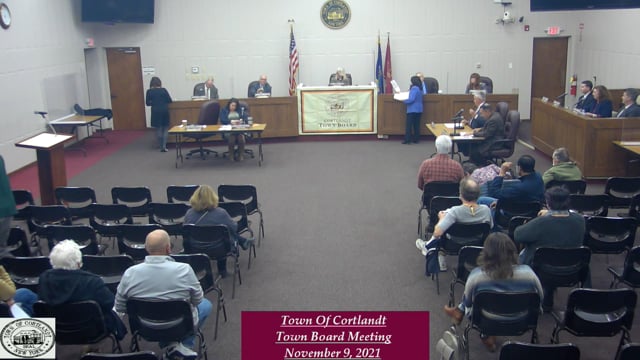 2021 September 21 Town Board Meeting in Archived Town Board Meetings on ...