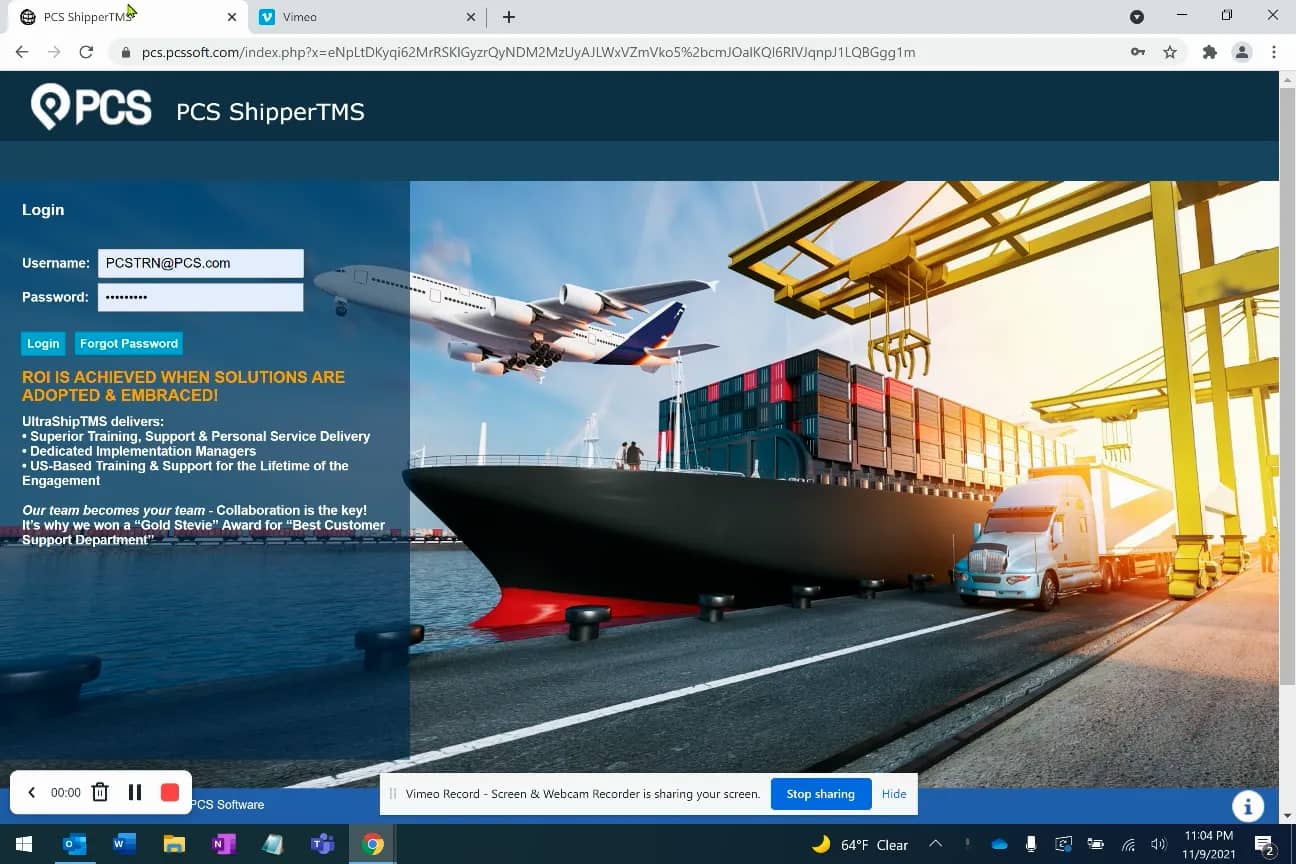Shipper TMS Carrier Training on Vimeo