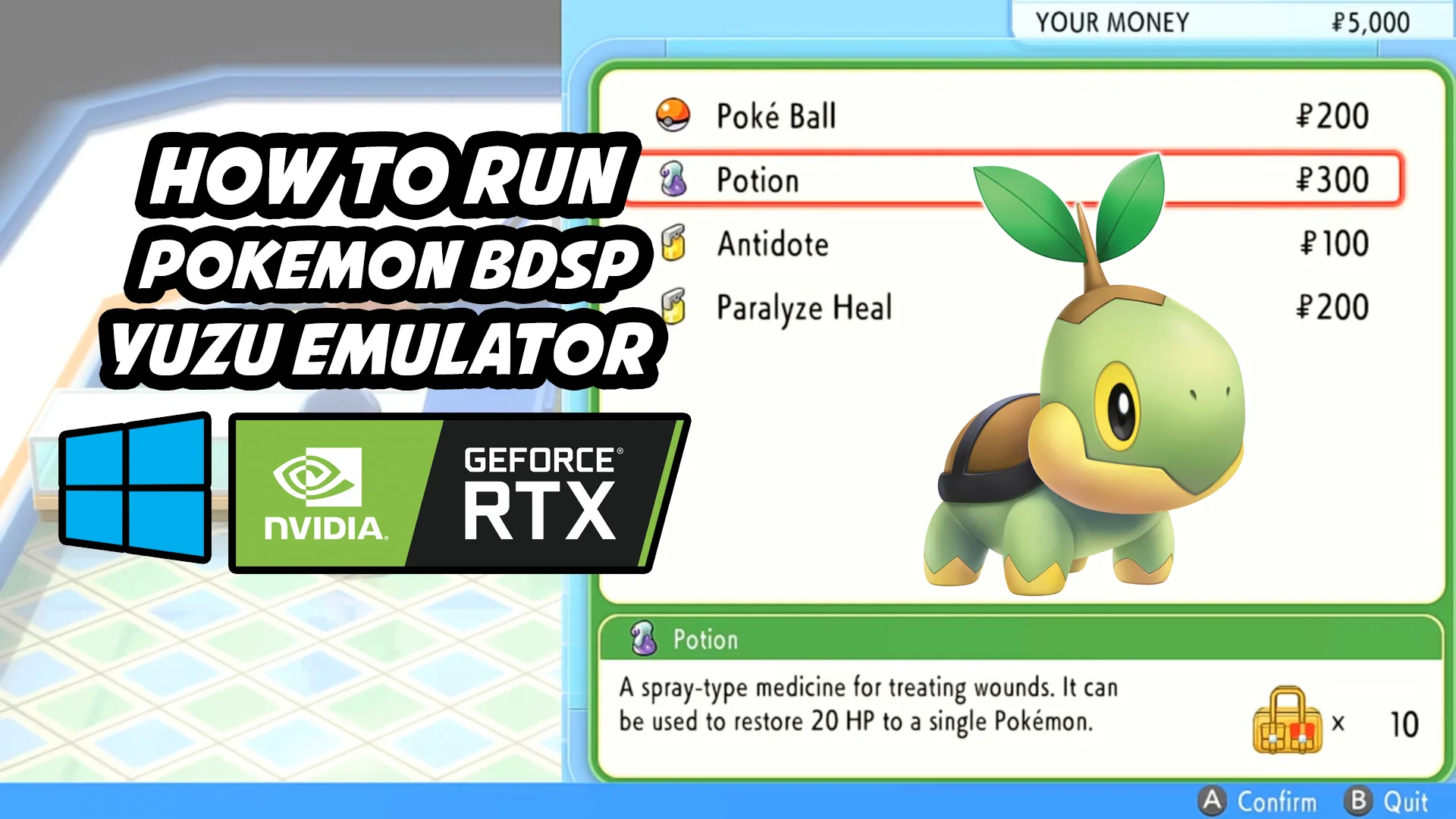 How To Play Pokemon Brilliant Diamond on PC + Yuzu Emulator on Vimeo