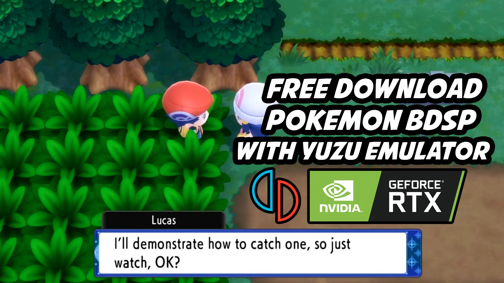 How To Play Pokemon Brilliant Diamond on PC + Yuzu Emulator on Vimeo