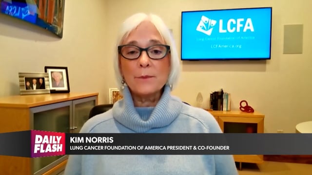 LUNG CANCER AWARENESS | KIM NORRIS | DailyFlash