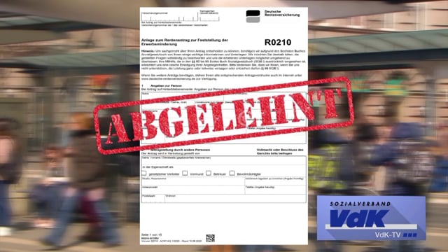 Erwerbsminderungsrente – Antrag mit langem Atem