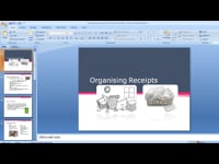 BMS 2 - Organisng receipts