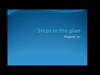 5 prop - Steps in the plan