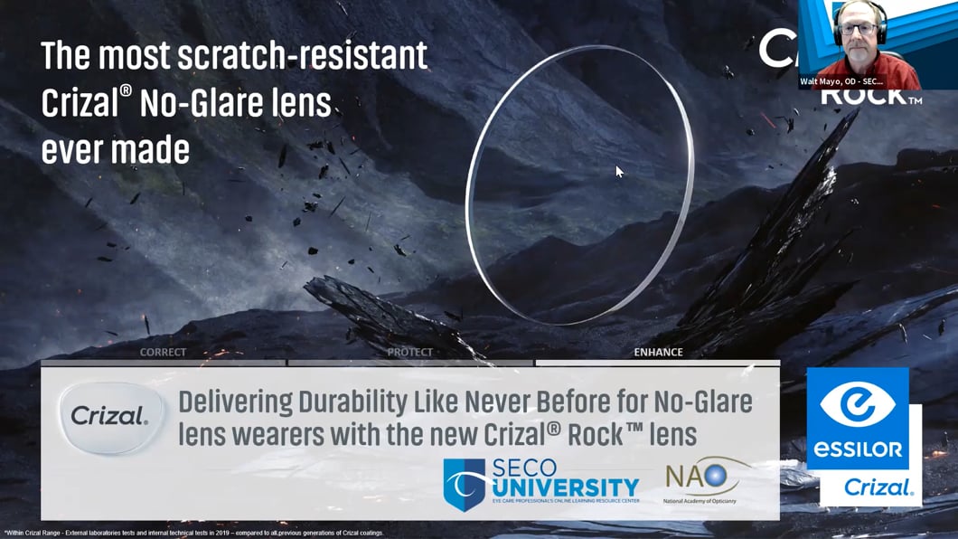 Delivering Durability Like Never Before for No-Glare Lens Wearers with the New Crizal Lens