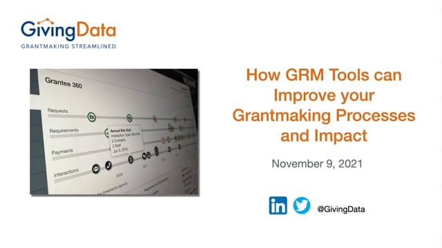 How GRM Tools can Improve your Grantmaking Processes and Impact