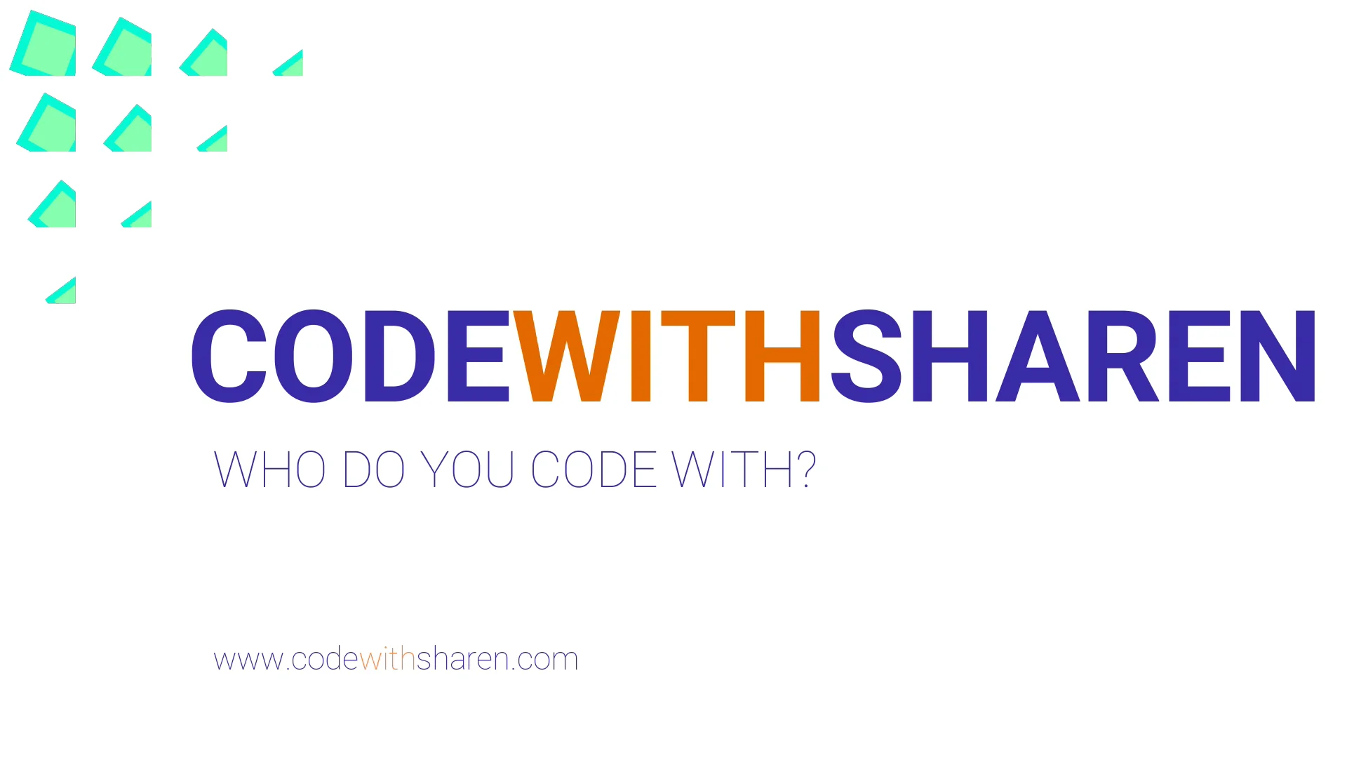 iCanTeachYouHowToCodeIn30mins_Welcome.mp4 on Vimeo