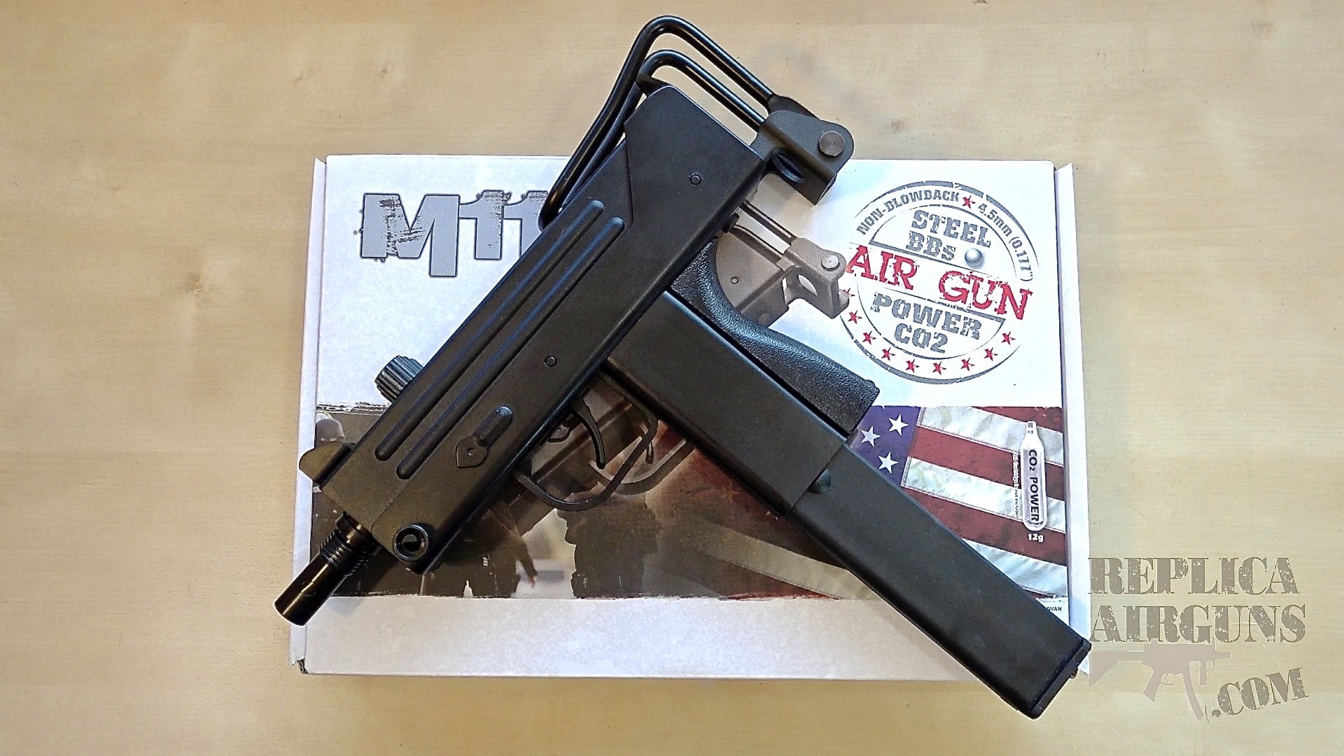 KWC Mac 11 M11 CO2 BB - Airsoft Pistol Table Top Review
