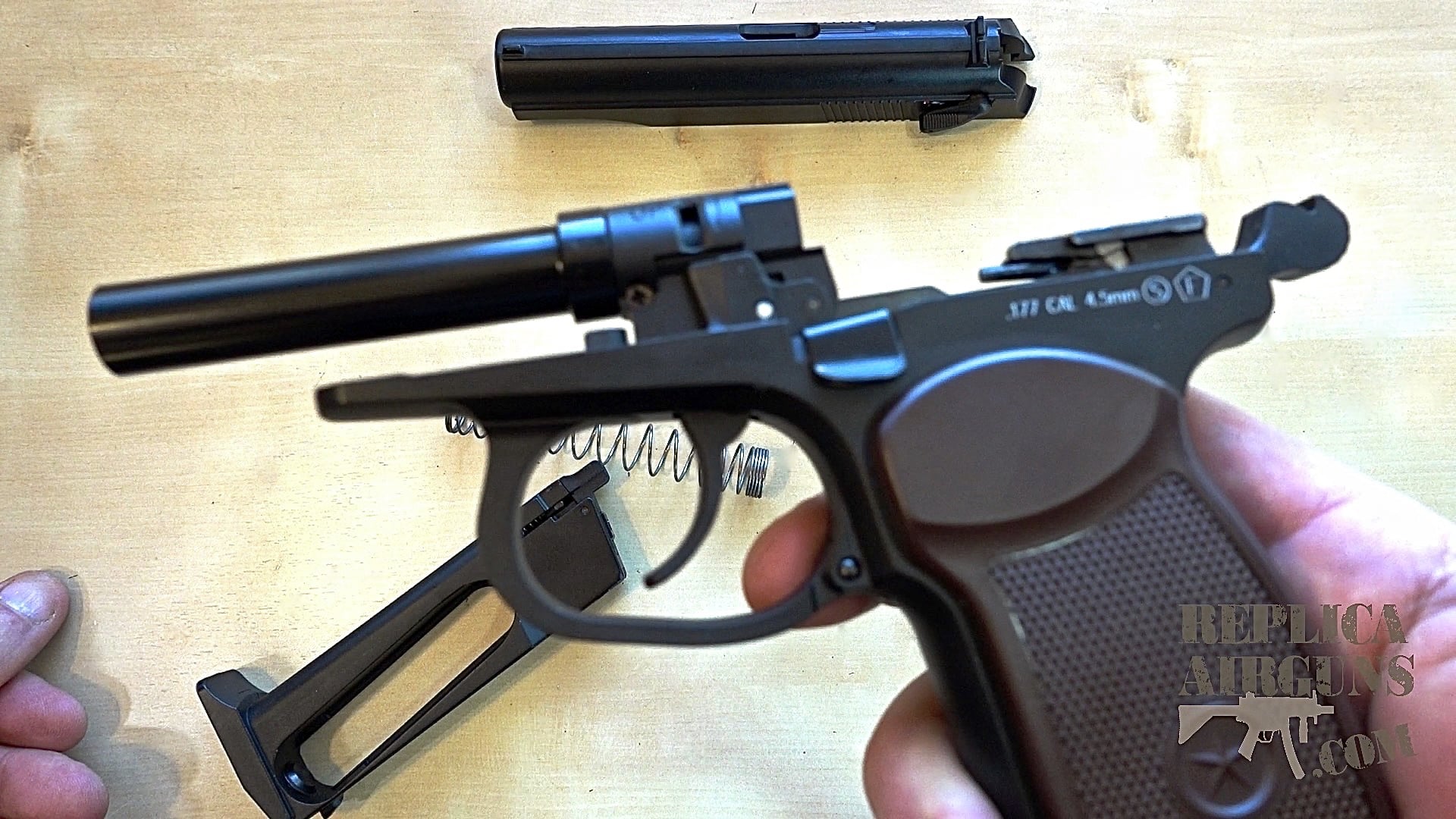 KWC Makarov PM CO2 Blowback BB Pistol Table Top Review
