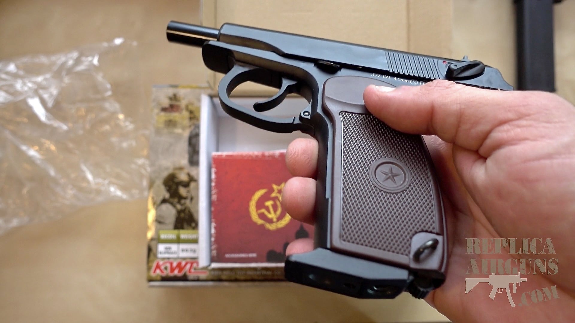 KWC Makarov PM Blowback - M11 - CQBP M45 A1 BB and Airsoft CO2 Pistol Preview