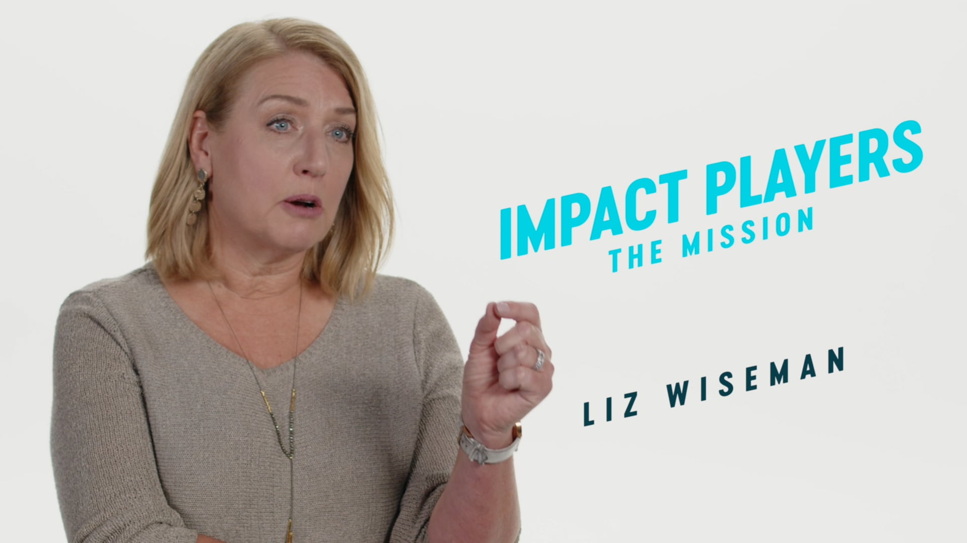 The Mission Of IMPACT PLAYERS—Liz Wiseman (Full Version) On Vimeo