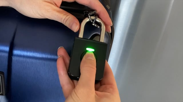 Tactical Heavy Duty Waterproof Fingerprint Lock (Single) video thumbnail