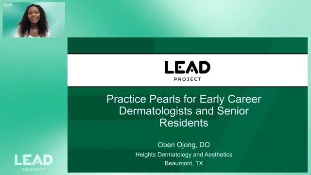 Practice Bits Practice Pearls for Early Career Dermatologists and Senior Residents